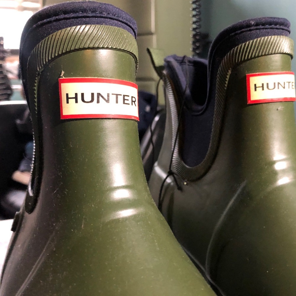 MENS HUNTER BOOTS SIZE 12 10/10